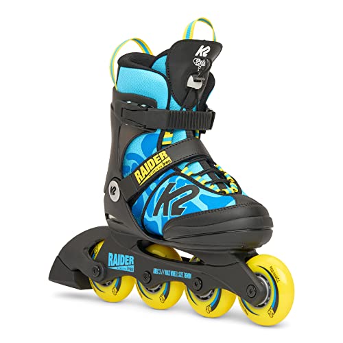 K2 Skates Jungen Inline Skates Raider PRO, Blue - Yellow, 30H0400.1.1.M
