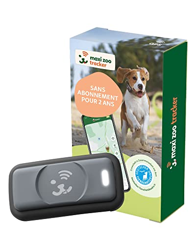 Fressnapf Maxizoo GPS-Tracker für Hunde - 2. Generation - Ohne ABO - Ortung Ohne Entfernungsbegrenzung - Aktivitätstracking - Gesundheitsfunktion - Hundefreundliches Design