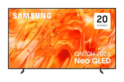 Samsung Smart TV 43 Zoll QN70H Mini LED Neo QLED 4K, Quantum Mini LED, Real QLED 100% Farbvolumen, Crystal 4K Prozessor optimiert durch KI, Motion Xcelerator, Vision AI Companion [2026]