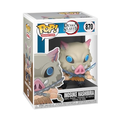 Funko Pop! Animation: Demon Slayer - Inosuke Hashibira - Vinyl-Sammelfigur - Geschenkidee - Offizielle Handelswaren - Spielzeug Für Kinder und Erwachsene - Anime Fans - Modellfigur Für Sammler