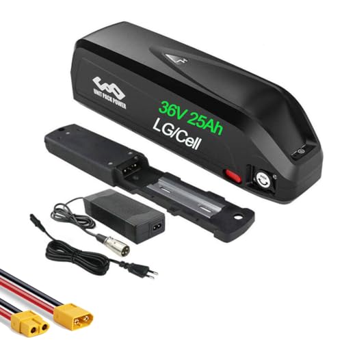 UPP EBike Akku 36V 25Ah Geeignet für 250W 500W und Elektrofahrräder LG/Cell