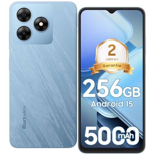 Blackview 2025 Handy Ohne vertrag, 12GB+256GB/2TB TF, 90Hz 6.56