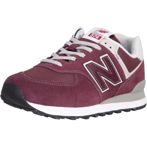 New Balance 574 Sneaker Trainer Schuhe (Burgundy, EU Schuhgrößensystem, Erwachsene, Numerisch, M, 45)