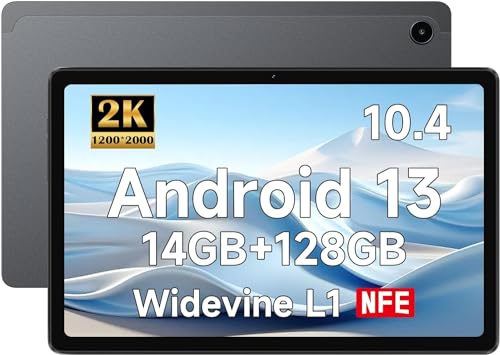 ALLDOCUBE iPlay50 Tablet Android 13, Tablet PC 10.36 inch FHD IPS Display 2000 * 1200 Resolutie, 14(6+8) GB RAM 128GB ROM Tablet Unisoc T618 Octa-Core CPU, Widevine L1, 4G LTE 5G WiFi, 6000mAh