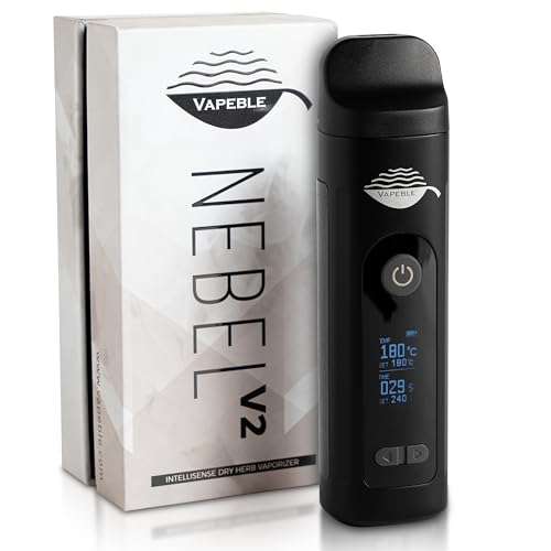 Vapeble Vaporizer Nebel V2 - Kompakter tragbarer Kräuterverdampfer, Session Hybrid Heizsystem, OLED-Display, in 20sek auf 160°C - 240°C präzise Temperaturkontrolle, 2600 mAh, Konvektions Verdampfer