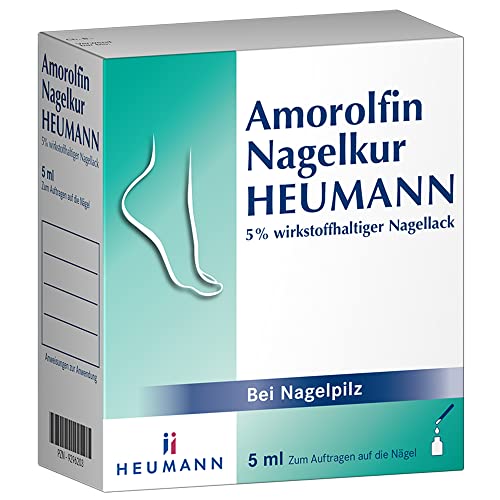 Amorolfin Nagelkur HEUMANN 5% wirkstoffhaltiger Nagellack, 5 ml