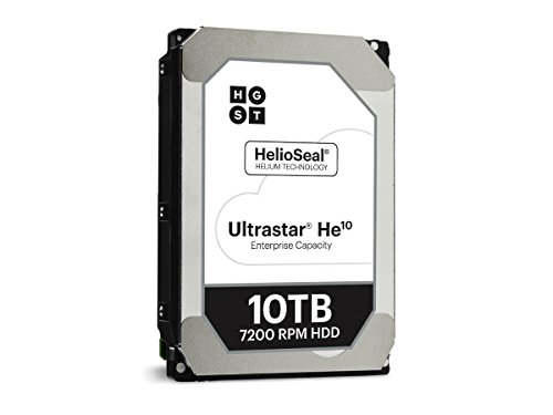 HGST Ultrastar HE10 10TB Interne Festplatte HUH721010ALN600 3,5 Zoll HDD SATA 6Gb/s 7200RPM 24/7 (Generalüberholt)