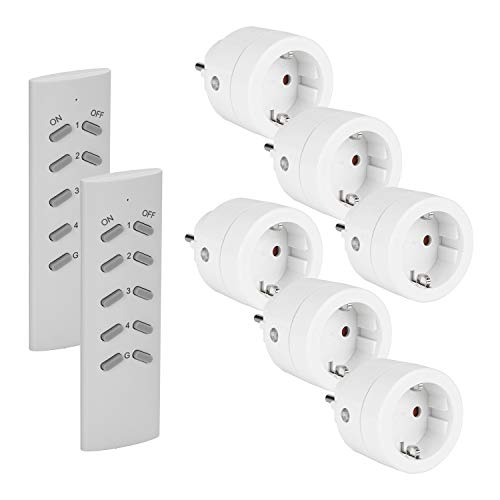 SEC 24 Funksteckdosen mit Fernbedienung,3680 Watt Funksteckdose