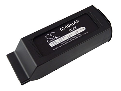 vhbw Akku kompatibel mit Yuneec H480, Typhoon H Drohne Multicopter Quadrocopter (6300 mAh, 14,8 V, Li-Polymer)