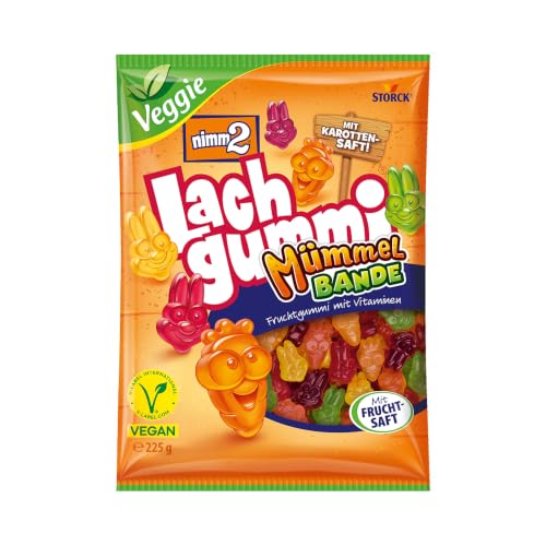 nimm2 Lachgummi Mümmelbande, vegane Fruchtgummis - 1 x 225 g