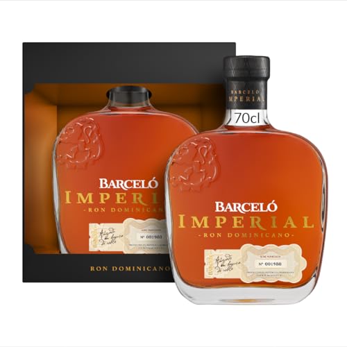 RON BARCELÓ IMPERIAL RON DOMINICANO Rum (1 x 0,7 l) 38% vol. - In edler Geschenkbox - Vielfach preisgekrönter, aromatischer Rum, blended in der Dominikanischen Republik