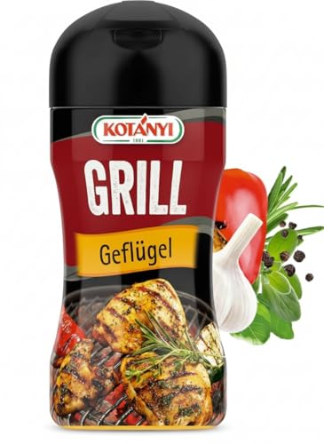 KOTÁNYI Grill Geflügel Grillgewürz 80g - Marinade für Huhn, Pute und Ente auf dem Grill - Gewürzmischung zum Grillen - [Jetzt für die nächste Grillparty bestellen!]
