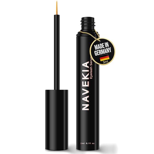 Navekia Wimpernserum 2025 Pro – 2 Hauptpeptide + Neue Bio-Enzym-Technik | Wissenschaftlich nachgewiesen: Steigert Wimpernlänge & Dichte | Sanft für empfindliche Augen, vegan, tierversuchsfrei