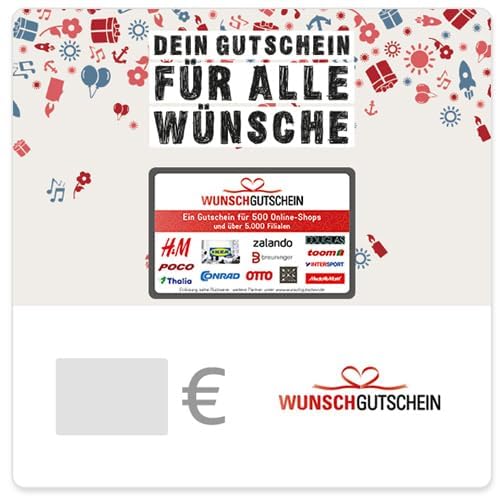 Wunschgutschein Gutschein - €150 - Für alle Wünsche 2 - per E-Mail