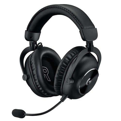Logitech G PRO X 2 Lightspeed Wireless Gaming Headset, abnehmbares Boom-Mic, 50-mm-Graphen-Treiber, DTS:X-Kopfhörer 2.0–7.1 Surround, Bluetooth/USB/3,5 mm Aux, PC, PS5, PS4, Nintendo Switch - Schwarz