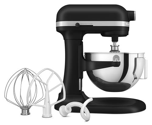 KitchenAid HEAVY DUTY - KÜCHENMASCHINE MIT SCHÜSSELHEBER 5,2 L - MATT SCHWARZ 5KSM55SXXEBM