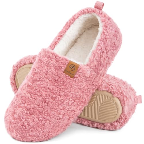 EverFoams Damen geschlossene Hausschuhe MemorySchaum, rose, 38/39 EU