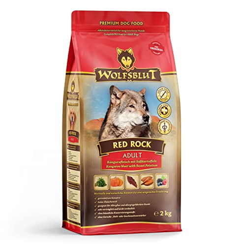Wolfsblut - Red Rock - 2 kg - Känguru - Trockenfutter - Hundefutter - Getreidefrei