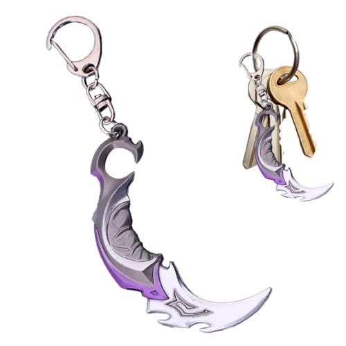 VYIBPDY Valorant Games Mini-Waffenmodell, Schlüsselanhänger für Schlüssel, Handys, Rucksack-Dekoration,B