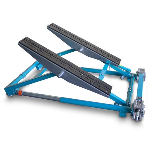 BITUXX Kipphebebühne Mobile Werkstatt Hebebühne Wagenheber Kurzhub PKW Lift bis 2000 kg 2T