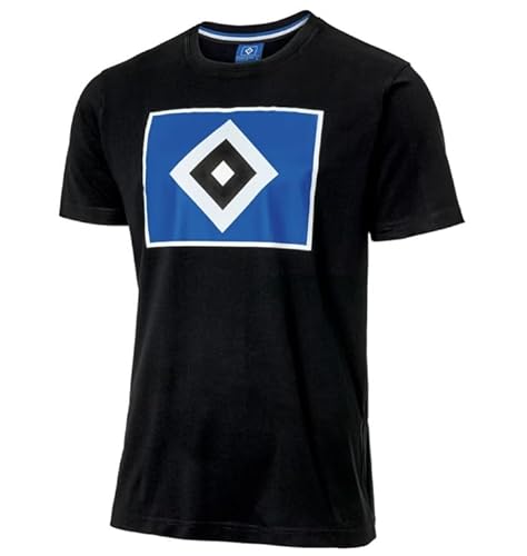 HSV Hamburger SV T-Shirt Logo Schwarz Gr. L
