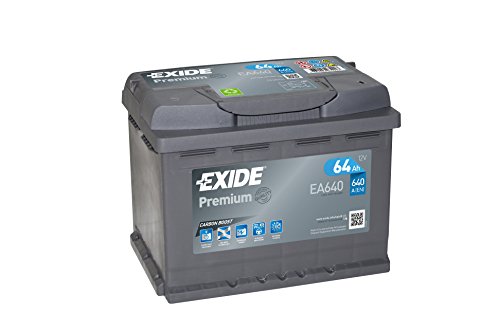 Exide EA640 Premium Carbon Boost Autobatterie 12V 640A 64Ah, lead acid