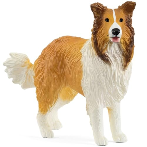 schleich Farm World | Collie 13998 | schleich Bauernhof Spielfigur | detailgetreue Tierfiguren | tolles Geschenk für Jungen und Mädchen | Bauernhof Spielzeug ab 3 Jahre | 8 x 3 x 6 cm