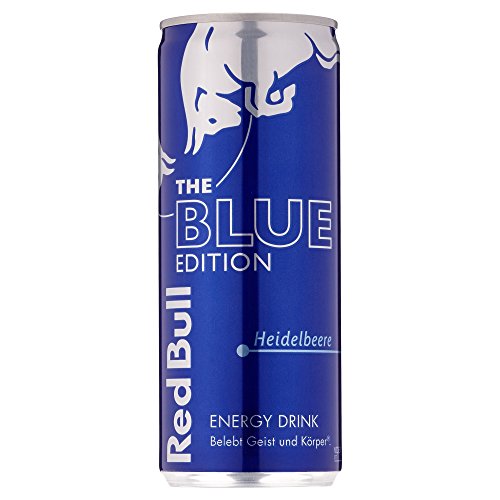 Red Bull Energy Drink Blue Edition mit Heidelbeer Geschmack 250ml Dose Einweg (1 x 250 ml)