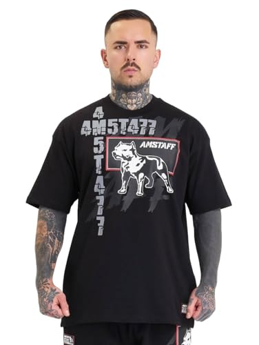 Amstaff Tiko T-Shirt Herren Shirt schwarz, XL