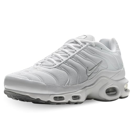 Nike Herren Air Max Plus Laufschuhe, White White White Black Cool Grey 139, 39 EU