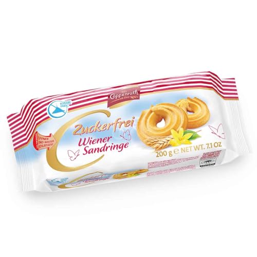 Coppenrath zuckerfrei Wiener Sandringe (1 x 200 g)