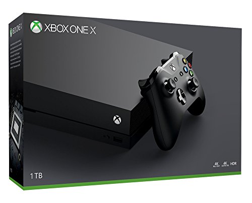 Microsoft Xbox One X - 1 TB - Schwarz (Generalüberholt)