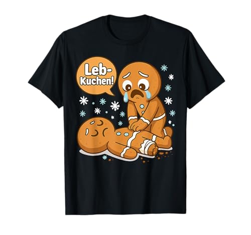 Lebkuchen Weihnachtsshirt Herren Lustig Damen Weihnachten T-Shirt