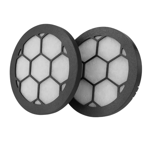 3DGROW Luftfilter mit Lichtfalle mit 2 Filtereinsätzen für Growbox Zelt Schrank Zubehör Homebox Secret Jardin GrowPro Zelsius Mars Hydro Spider Farmer (Luftfilter, Ohne Lichtfalle, 2, LF100)