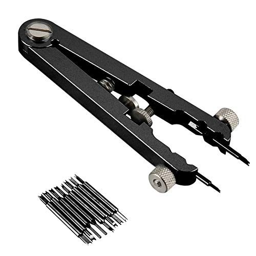 Federstegzange, 8 Stifte + Uhrenarmband-Federsteg-Entferner, Ersatzwerkzeug
