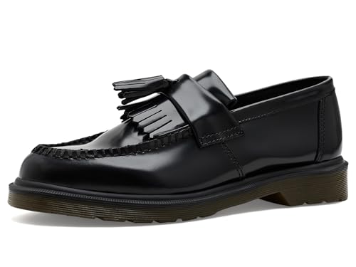 Dr. Martens Adrian Black Virginia, Damen Slipper, Schwarz (Black), 38 EU