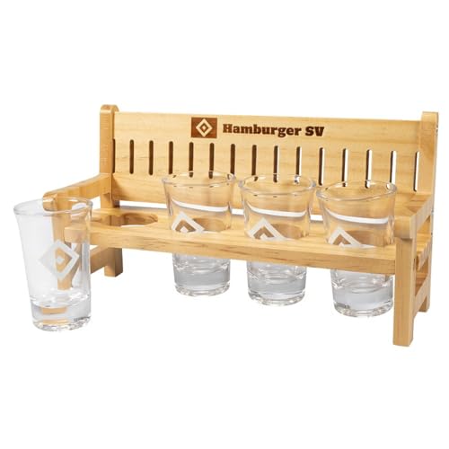 Hamburger SV HSV Schnapsbank Schnapsglas Schnapsgläser 4er-Set