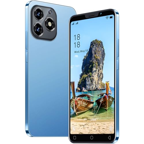 Günstige Smartphones, 5,0 Zoll, 16GB ROM, 128GB, erweiterbar, Android 9.0, Dual SIM, 3000 mAh Akku für, Einfaches Mobiltelefon Mobiltelefone (MTGud-MT15Pro-Blue)