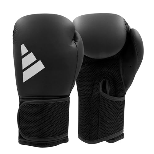 adidas Boxhandschuhe Hybrid 25 - Einstiegsmodell - Schwarz, 10 oz