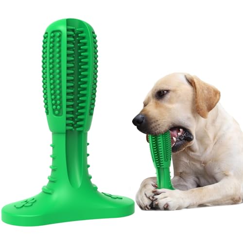 HETOO Hundespielzeug, Kauspielzeug für Hund Welpen, Zähne Reinigung Hunde Spielzeug Für Mittelgroße Hunde, Zähne Schleifstange Gummi Dog Toys