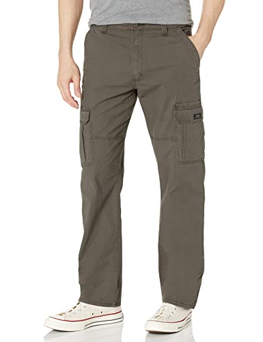 Wrangler Authentics, Harren - Hosen, Relaxed Fit Stretch Cargo Pant - Aspen, Olive Drab