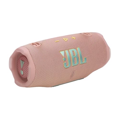JBL Charge 6, tragbarer Bluetooth-Lautsprecher, 28 Stunden Akkulaufzeit, IP68 wasserdicht, Staub- und stoßfest, JBL Pro Sound mit AI Sound Boost, Auracast Multi-Speaker, Pink