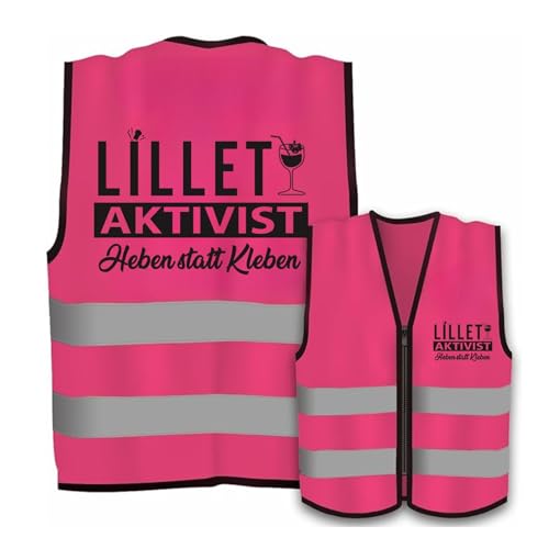 RF&CM Aktivist Kostüm Karneval Fasching Verkleidung Sicherheitsweste Security Warnweste WILDBERRY APERITIF