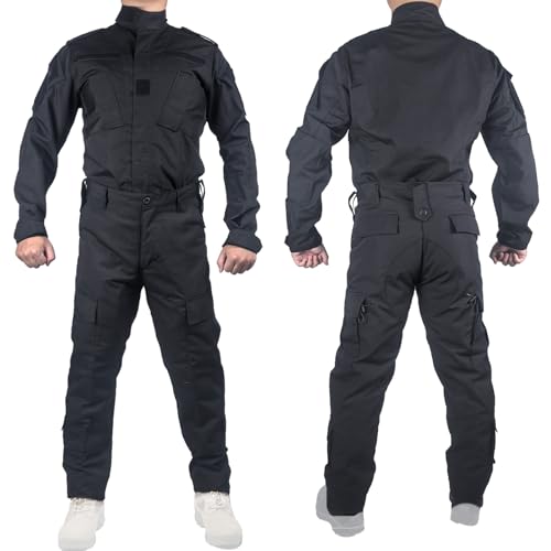 Kecrotac Tactical Military Camo BDU Uniform Set für Männer Kampfhemd und Hosen Ripstop Kleidung für Outdoor Jagd Airsoft Paintball