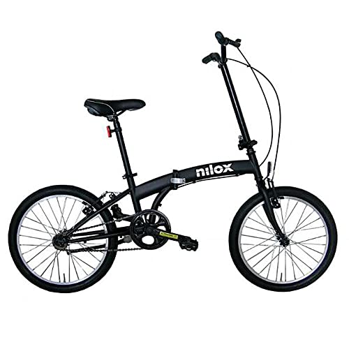 Nilox - Bike X0 - Klapprad - Einfach zu Transportieren - Modernes Design - Mit Mattem Stahlrahmen - Leichtes Fahrrad, 12 kg Gewicht - Mit 20