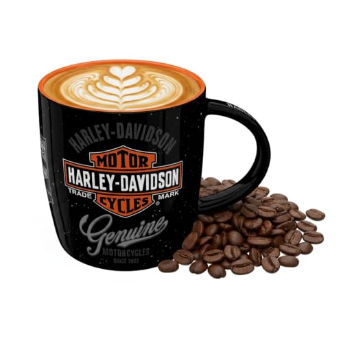 Nostalgic-Art Retro Kaffeebecher, 330 ml, Harley-Davidson – Genuine Logo
