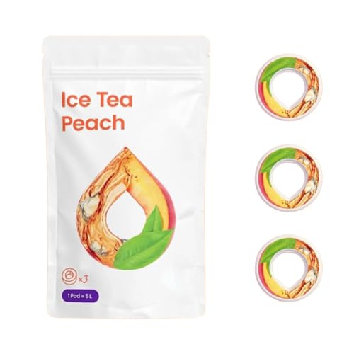 Duft-Pods Original für Air Up Flasche mit erfrischendem Eistee-Pfirsich- Geschmack - 0 Zucker, 0 Kalorien nur natürliches Aroma - 3x Air Up Pods für 15L Wasser mit Geschmack durch Duft