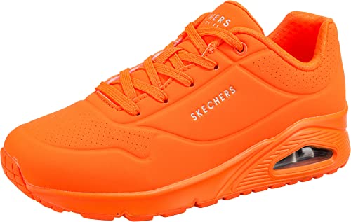 Skechers Damen Uno Night Shades Sneaker, Orange, 39 EU