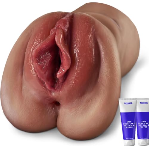 VIJISA Masturbieren für Männer Sexspielzeug 725g Silikon Masturbator Sex Spielzeug für Die Männer 5D Texturierter Innenstruktur Realistische Masturbatoren braun Sex Toyset für Man Solo Sex Toy
