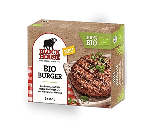 Block House Bio Block Burger, 2x160 g (tiefgefroren)